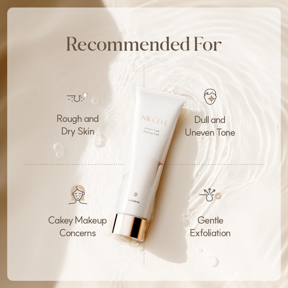 Active Care Exfoliating Peeling Gel - NK Cell Technology & Niacinamide for Hydrated, Smooth Skin | 4.06 fl oz