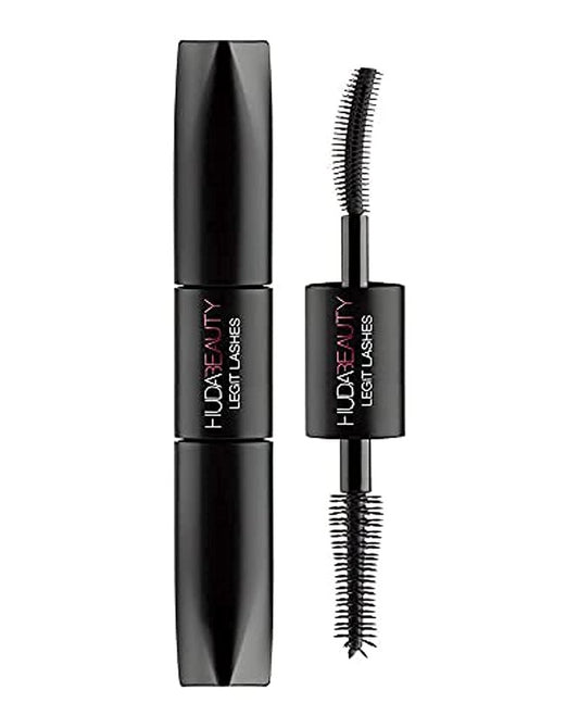 Huda Beauty Legit Lashes Mascara 2 in 1 (2x3.5ml / .11fl oz), Black