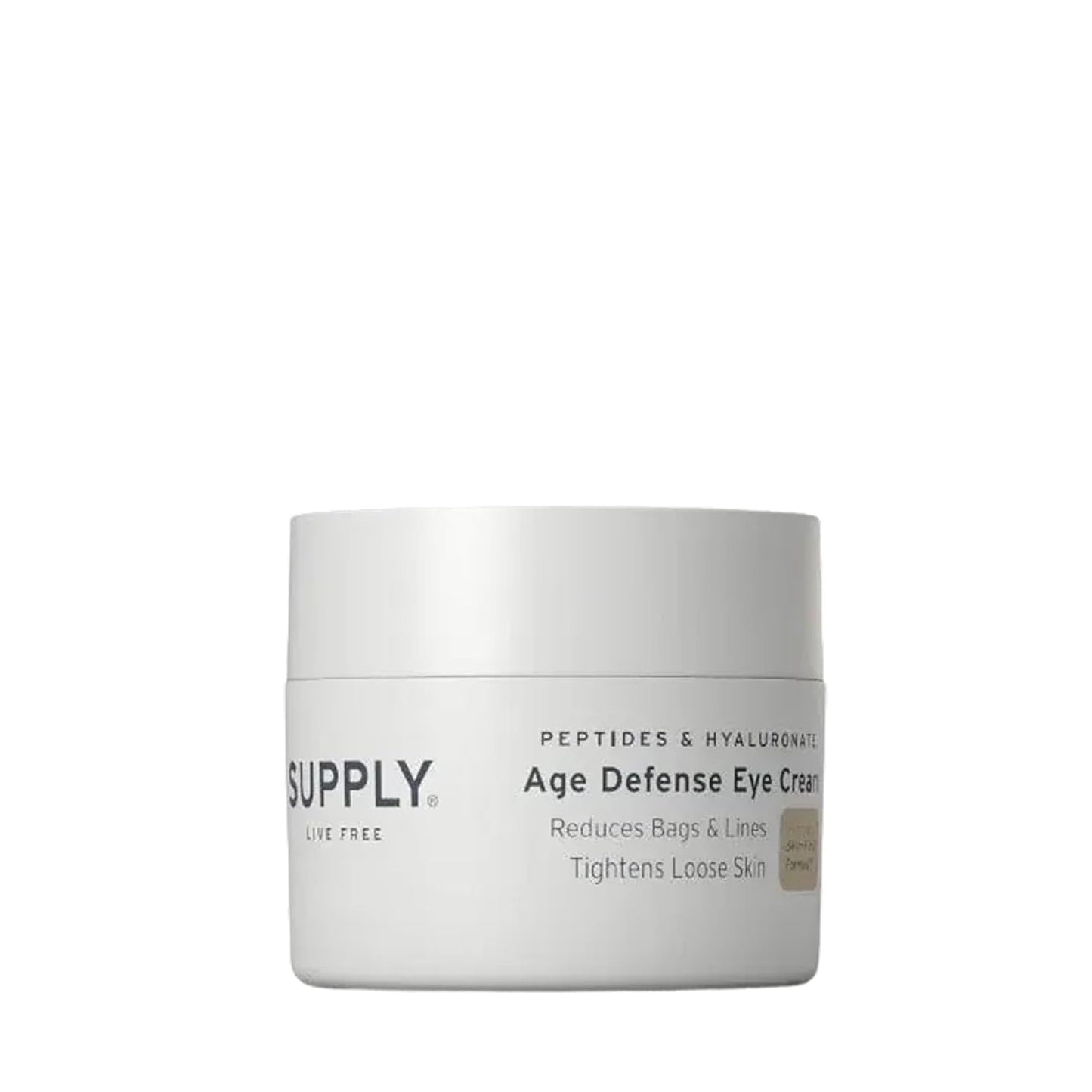 Age Defense Eye Cream with Hyaluronic Acid & Caffeine - Anti-Aging Moisturizer for Dark Circles & Puffiness | 0.5 oz