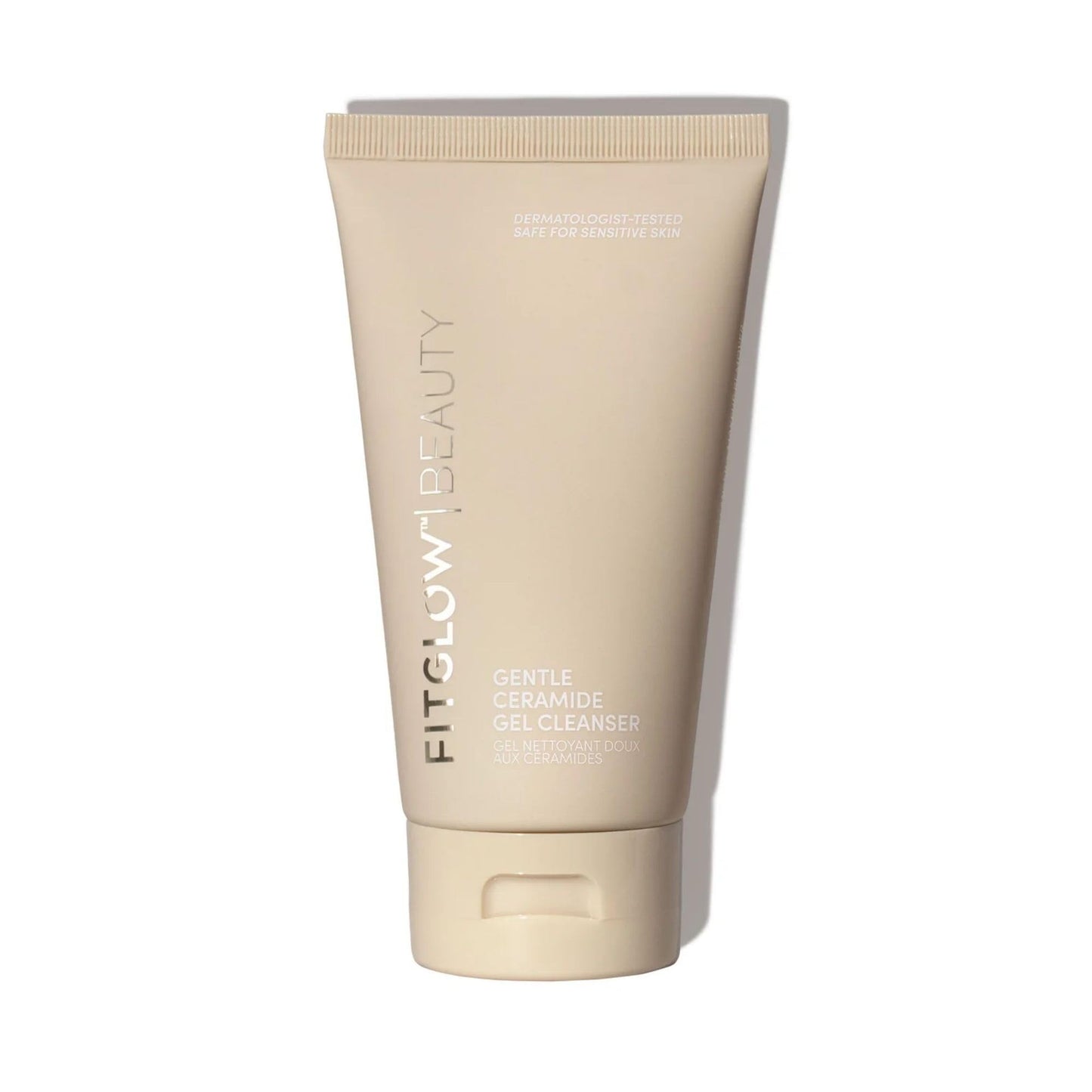 FITGLOW Beauty Gentle Ceramide Gel Cleanser | Vegan Face Wash for Sensitive, Dry & Redness-Prone Skin | Hydrating, Barrier-Protecting Makeup Remover | Fragrance-Free | 120ml