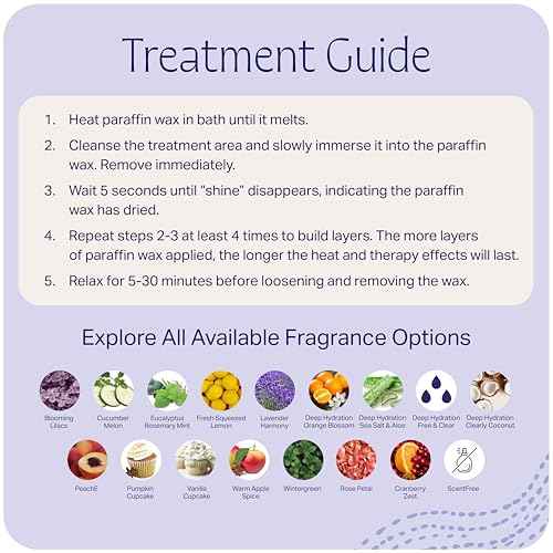 Therabath Paraffin Wax Refill - Thermotherapy - Use to Relieve Arthritis Discomfort, Stiff Muscles, & Dry Skin - for Hands, Feet, Body - Deeply Hydrates & Protects - Made in USA, 4 lb. PeachE