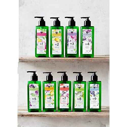 Via Mercato Liquid Soap, Shea Butter Enriched (12 oz), No. 7 - Peach, Fig Blossom & Rose