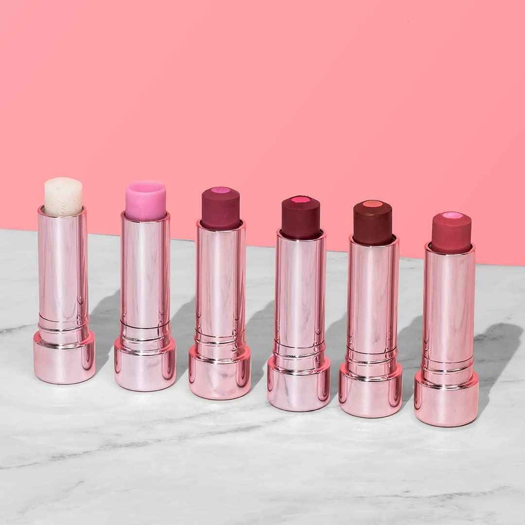 butter LONDON Plush Rush Tinted Lip Treatment, Double Up, Antioxidant & Plumping Complex Promotes Fuller-Looking Lips, Shea Butter & Castor Seed Oil, Cruelty, Gluten & Paraben Free