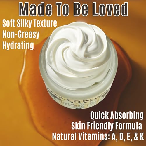 Hallow Tallow Whipped Beef Tallow Moisturizer ? 100% Grass-Fed & Finished Tallow Balm with Manuka Honey, Jojoba & Olive Oil, Calendula Extract ? Natural Hydrating Face & Body Cream, 4oz