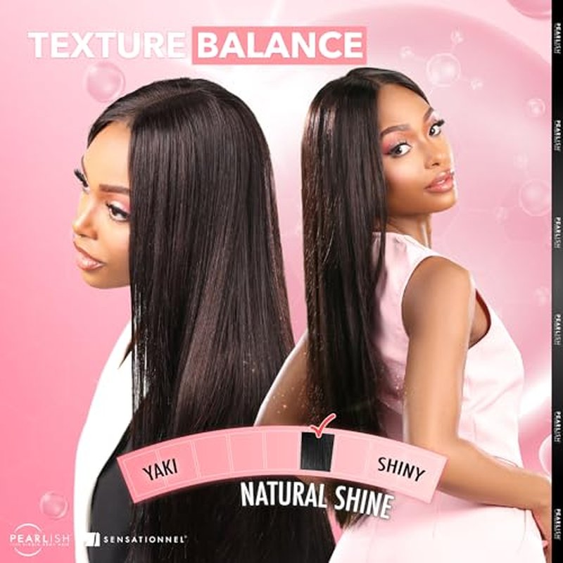 Sensationnel Pearlish bundle human hair - euro body deep pearl conditioned 15a soft remy beauty supply sew in or glue on bundles (20 Inch, NATURAL/BLACK)