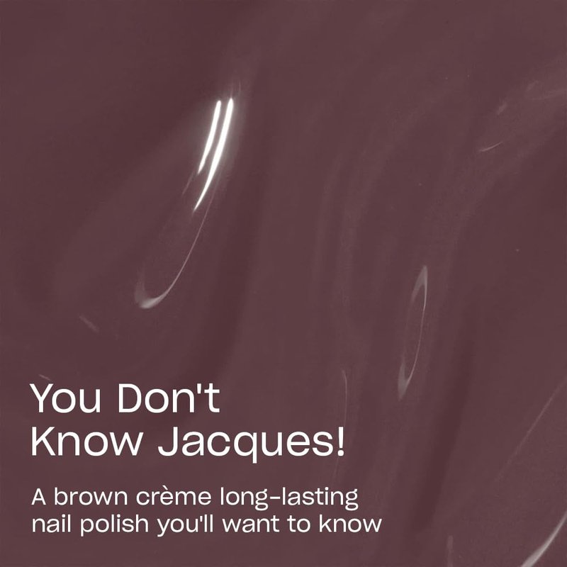 OPI Infinite Shine You Don't Know Jacques! | Opaque Dark Brown Crème Long Wear Gel Like Nail Polish | Vegan, Long Lasting, Streak Free