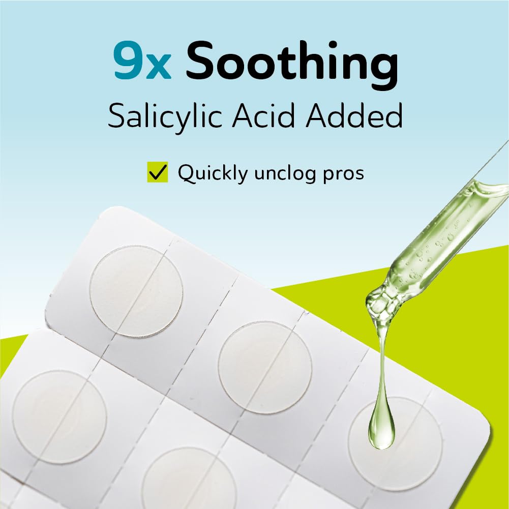 DERMA ANGEL Invisible Salicylic Acid Pimple Patches for Face - Redness Reducing Hydrocolloid Acne Patches, Clear Pimple & Zit Patches for Blind Pimples - 96 Count 2 Sizes Soothing Plus (Clear Patch)