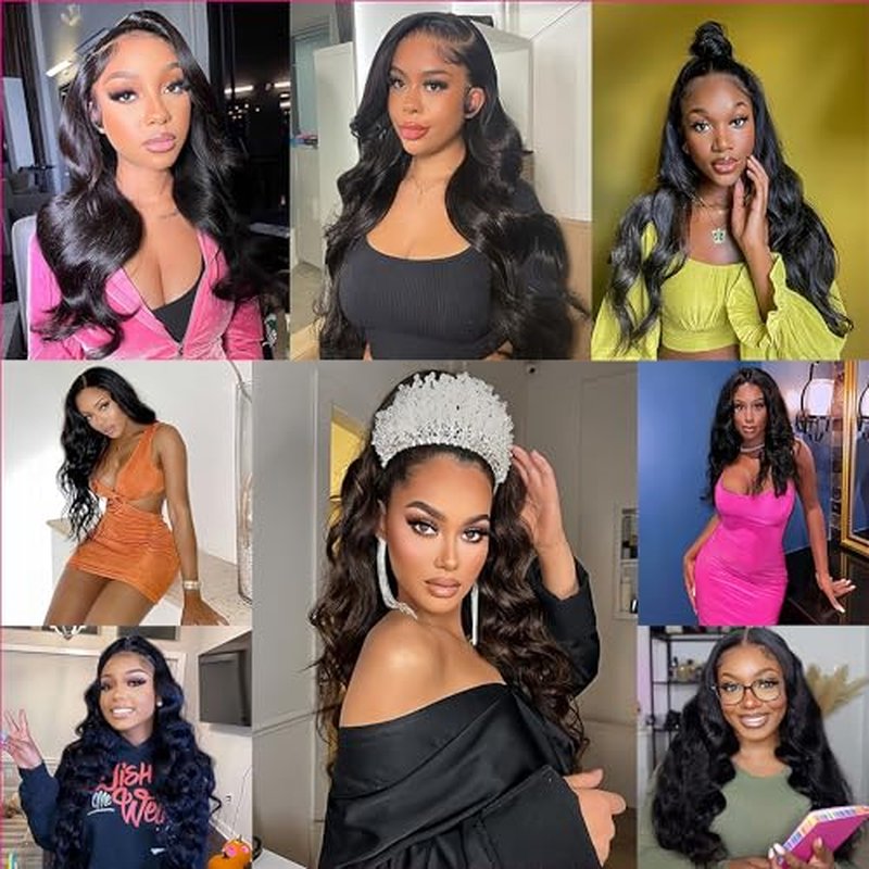 24 Inch 13x4 Lace Front Wigs Human Hair Body Wave Lace Front Wigs Human Hair Pre Plucked 13x4 Hd Lace Frontal Wigs Hd Lace Front Wigs for Black Women 180% Density