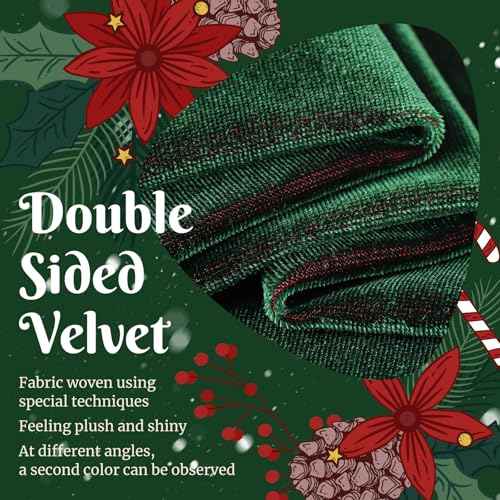 Christmas Knotted Headbands Irish Green Velvet Headband Headbands for Women and Girls Saint Patty's Day Hair Costume Green Accessories Head Band for Holidays Girls Gifts Wide Knot Hairbands