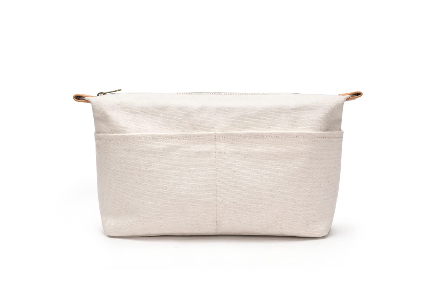 YONBEN Insert Storage Bag Purse Organizer and Cosmetic Travel Bags for Women Makeup Bag with Compartments Three Sizes Cotton Canvas built-in compartments functiona and fashionable