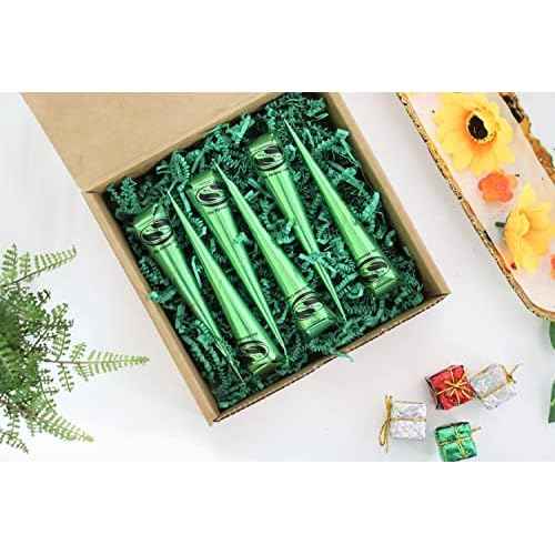 6 Pack of The Henna Guys 100% Natural Ready to Use Henna Cones For Redish Brown Hair Dye - Perfect for Spot hair coloring