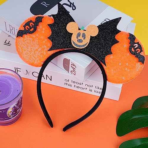 FANYITY Mouse Ears, Sequin Mouse Ears Headband for Boys Girls Women