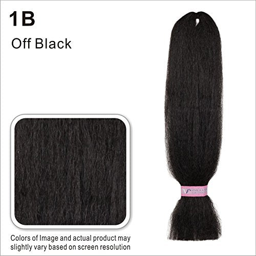 Vivica A Fox Hair Collection | HKBK16-V Human Hair Afro Curl Kinky Bulk Extensions - 1B, 5.8 Ounce