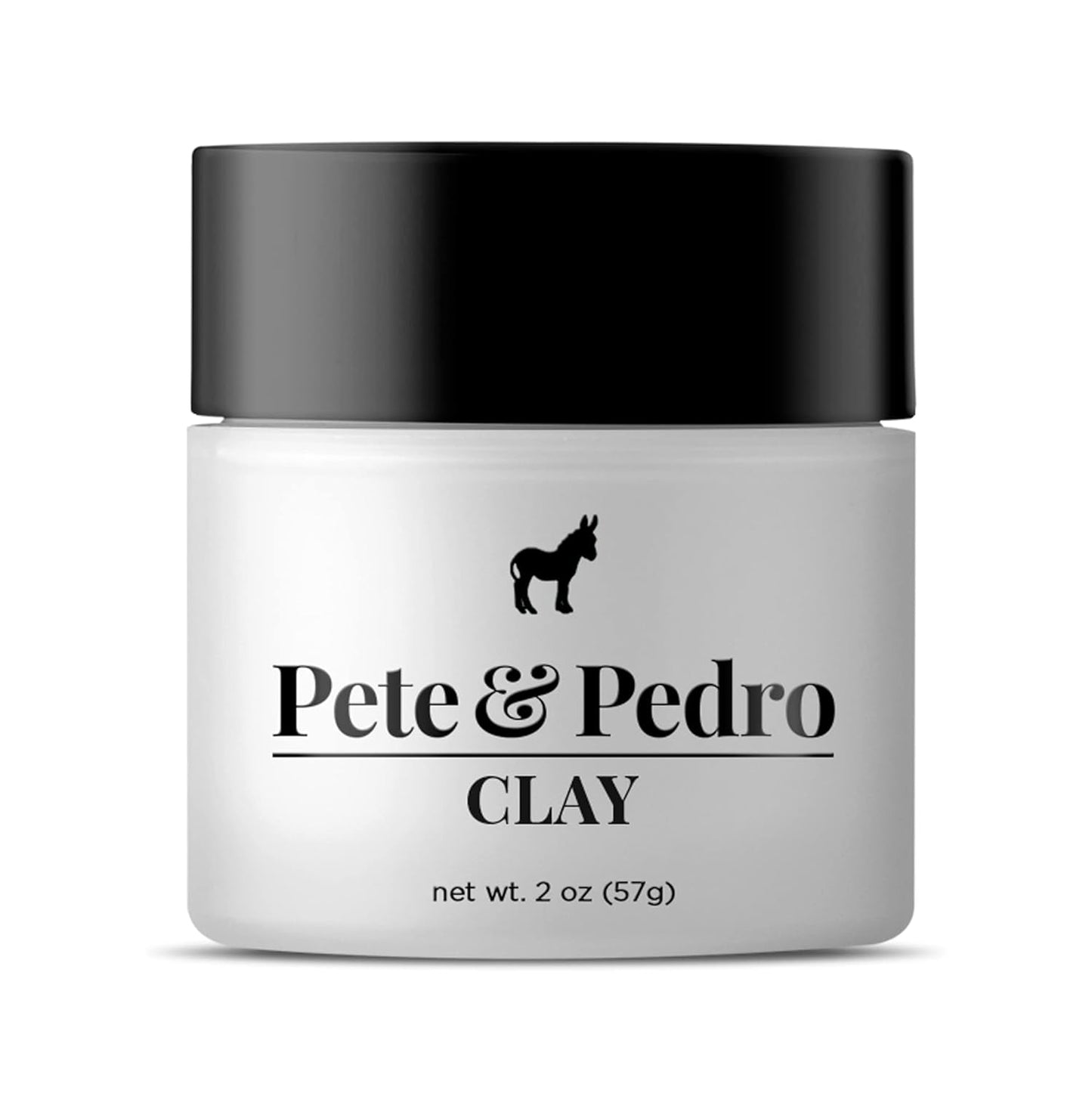 Pete & Pedro Hair Styling Clay - Medium Hold Matte Finish Clay for Men | Ideal for Fine Thinning Hair, 2 oz