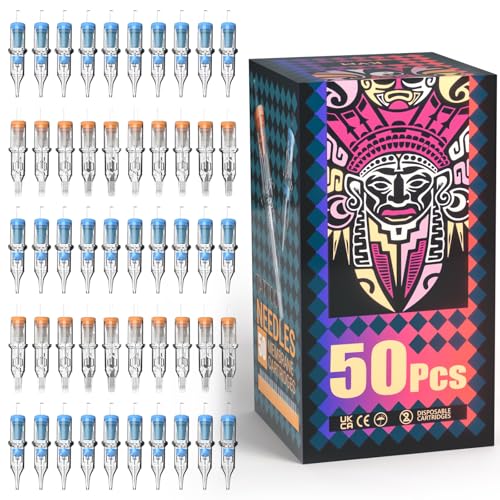 Tattoo Cartridge Needle 50 pcs RL RS RM Mixed cartridge Tattoo Supplies