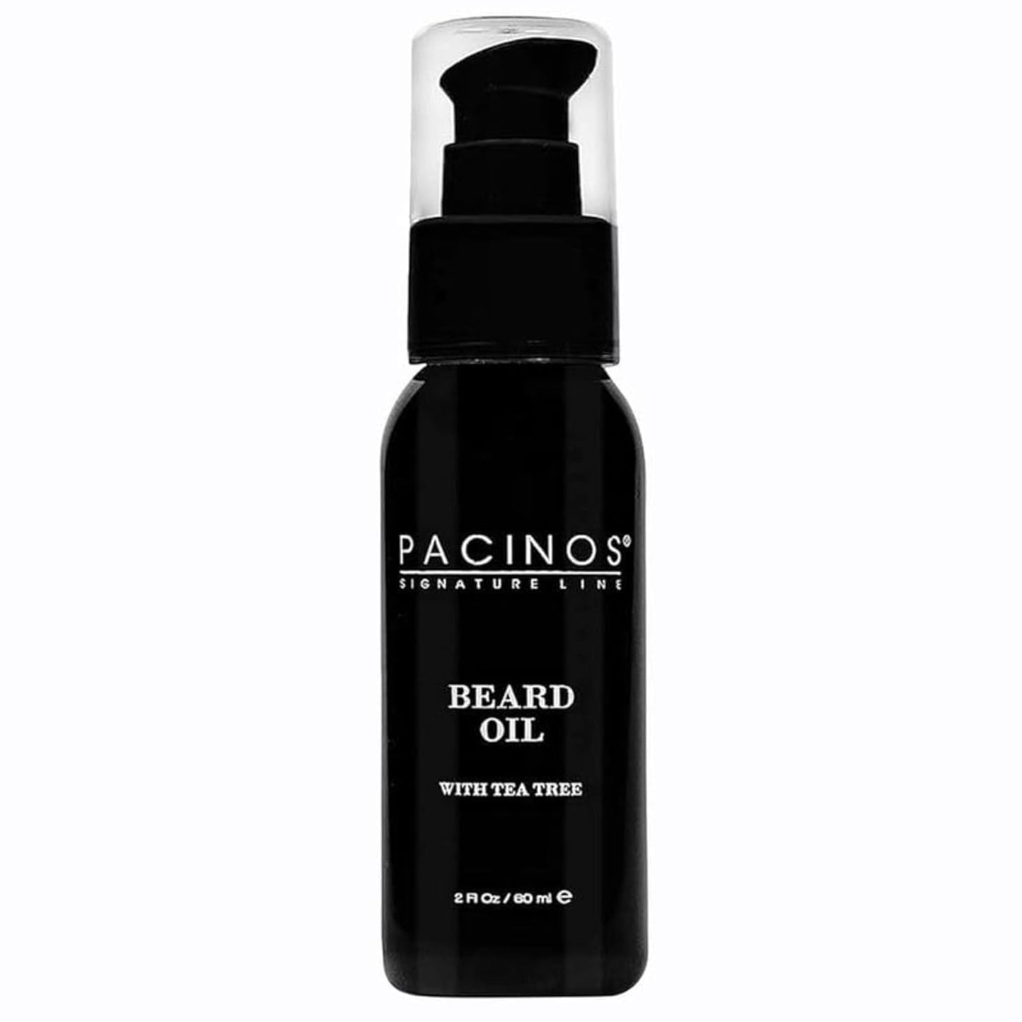 Pacinos Beard Oil - Natural Hair Growth Moisturizing Oil - 2 Oz | Nourishing Formula