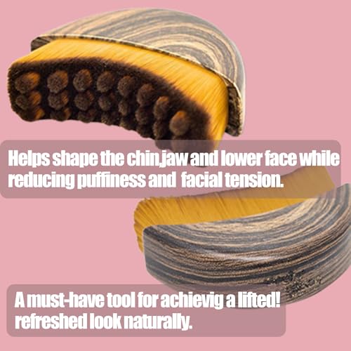 Lymphatic Drainage Massager Lymphatic Contour Face Brush Double Chin Reducer Lymphatic Drainage Brush for Face,Ergonomically Designed to Fit The Skin Precisely and Relieve Fatigue