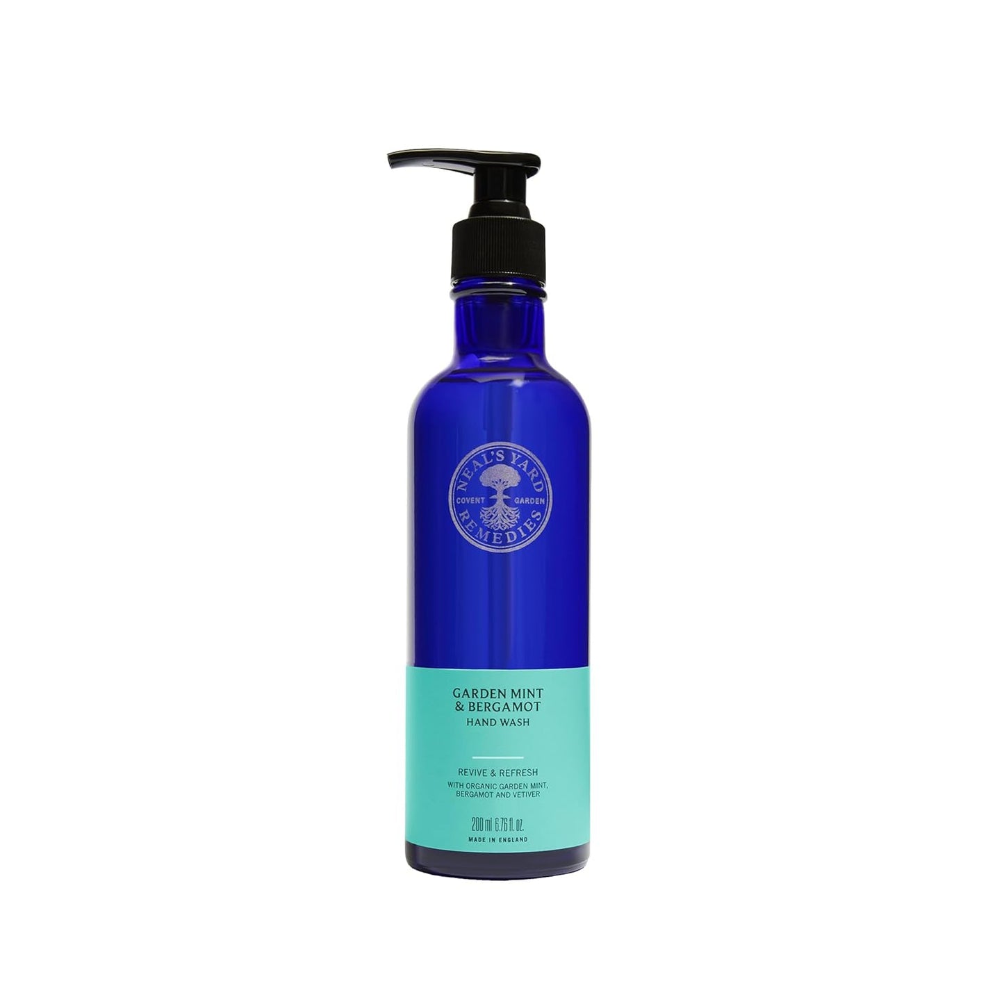 Garden Mint & Bergamot Hand Wash - Certified Organic Refreshing Soap | 6.76 fl. oz.
