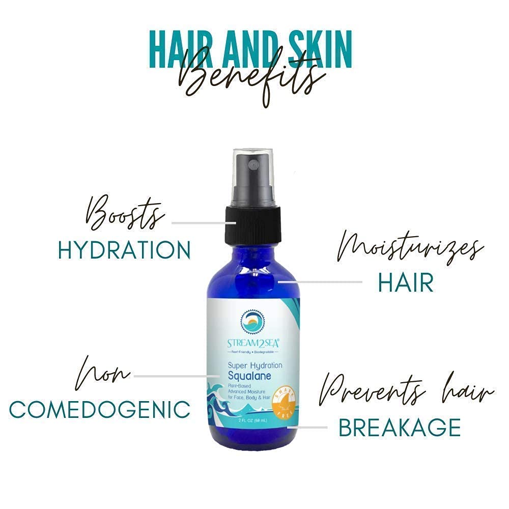 STREAM 2 SEA SPF 20 Tinted Mineral Sunscreen and Squalane Oil for for Moisturized Skin and Hair with Vitamin E - Natural Protection and Hydration for Skin - Reef Safe and Paraben Free.