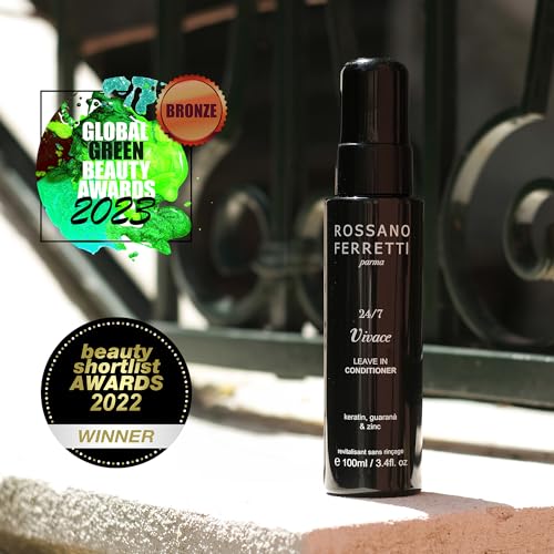 Rossano Ferretti Vivace Leave In Conditioner Spray | Hydrate, Detangle, De-Frizz with Keratin | Strong, Soft, Shiny Hair | Luxury, Vegan | 3.4 Fl Oz