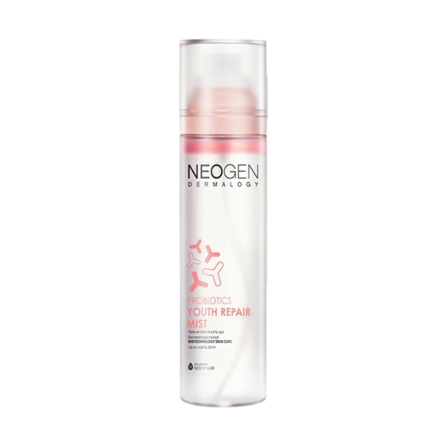 [K-Beauty] Neogen Dermalogy Probiotics Youth Repair Mist | Gentle Hydrating Face Mist w/Superprobiotics Collagen, Niacinamide & Ceramides 4.05 fl oz