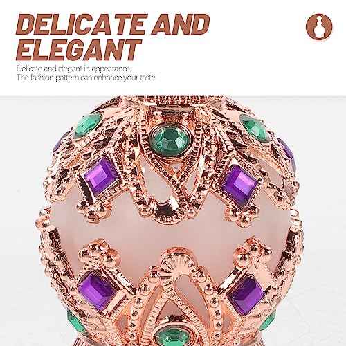 minkissy Empty Perfume Bottles Vintage Perfume Bottle, Empty Perfume Bottle Refillable Glass Bottle Vintage Empty Crystal Perfume Bottle Rose Gold Perfume Flask