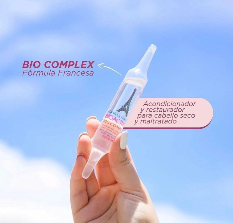 Bio Complex French Intensive Hair Repair Treatment - 12 Pack, 0.61 oz Each for Nourishing & Strengthening Damaged Hair