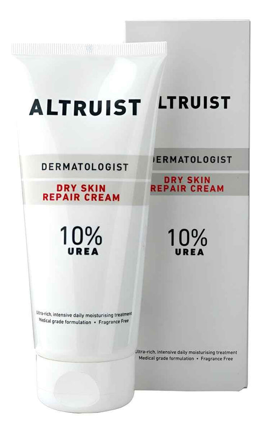 ALTRUIST. Dermatologist Dry Skin Repair Cream 10% Urea – Medical grade moisturiser with Glycerin and Urea by Dr Andrew Birnie, suitable for sensitive skin – 200 ml