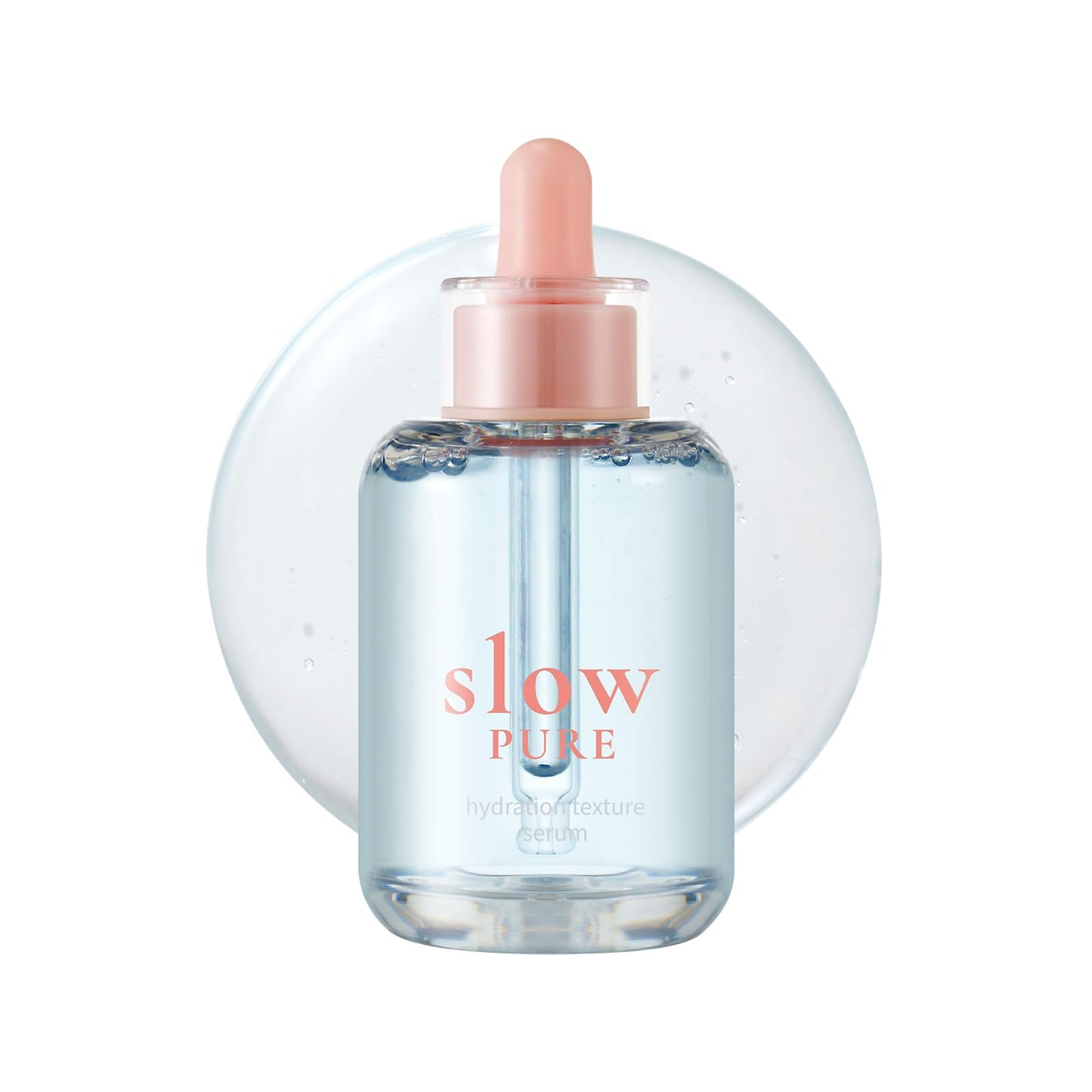 slowPURE Hydration Texture Serum - 80% Birch Sap, 7-Layer Hyaluronic Acid & Ectoin, Slow-aging Korean Skin Care Watery Serum for Deep Hydration and Smooth Texture, 1.69 fl.oz