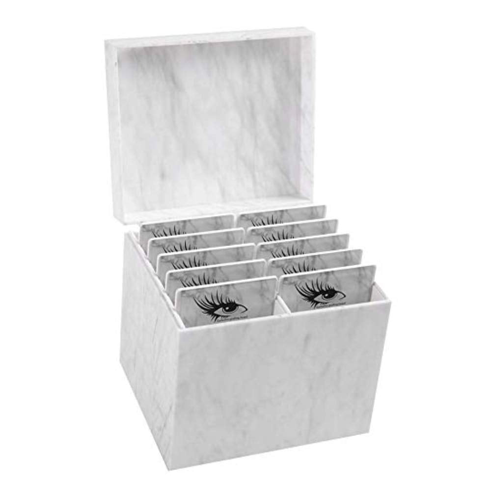 Aufbewahrungsbox für Wimpern aus Acryl, 10 Schichten