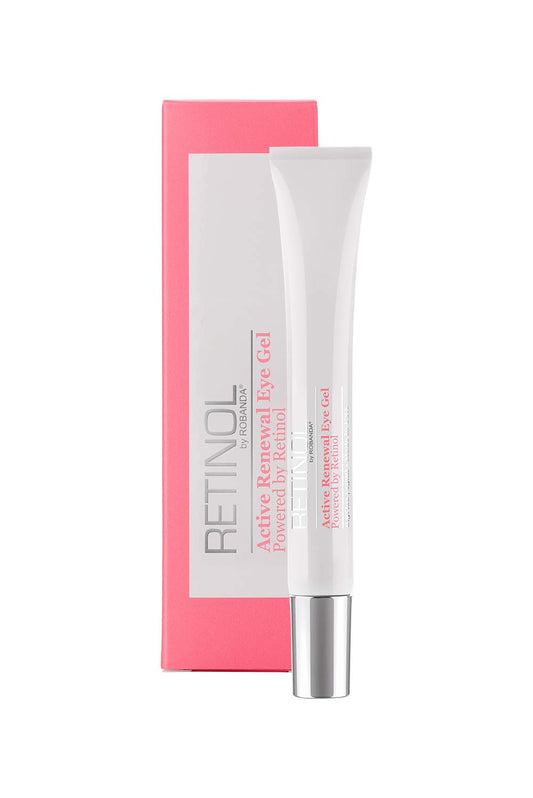 Robanda Retinol Active Renewal Eye Gel│ Under Eye Treatment For Dark Circles and Puffiness │ For All Skin Types