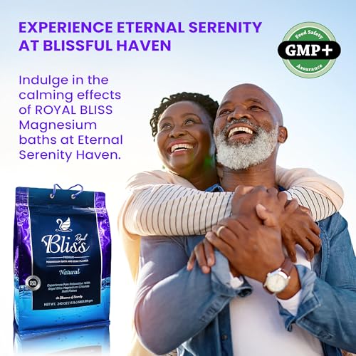 Royal Bliss Magnesium Bath & Foot Soak | Salt Flake 15 LB (240 OZ), Super Value Pack | Natural Salts for Relaxation, Wellness & Muscle Relief, Soaking, Recovery & Stress Relief - 15 LB (240 OZ)