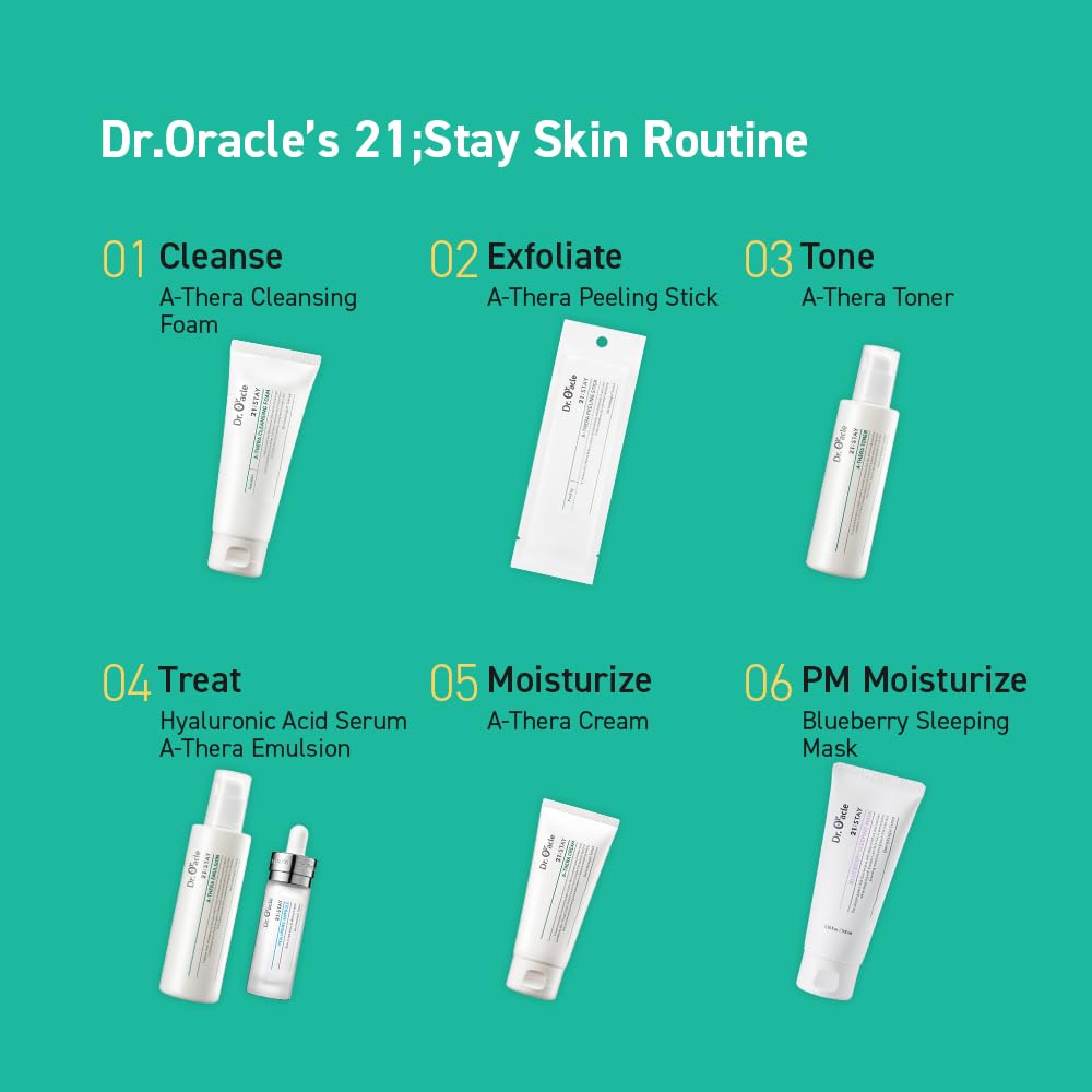 DR.ORACLE A-Thera Emulsion Face Moisturizer Moisturizing Facial Lotion for Sensitive Skin, (4.05fl.oz) Dermatologist Tested, 21;STAY