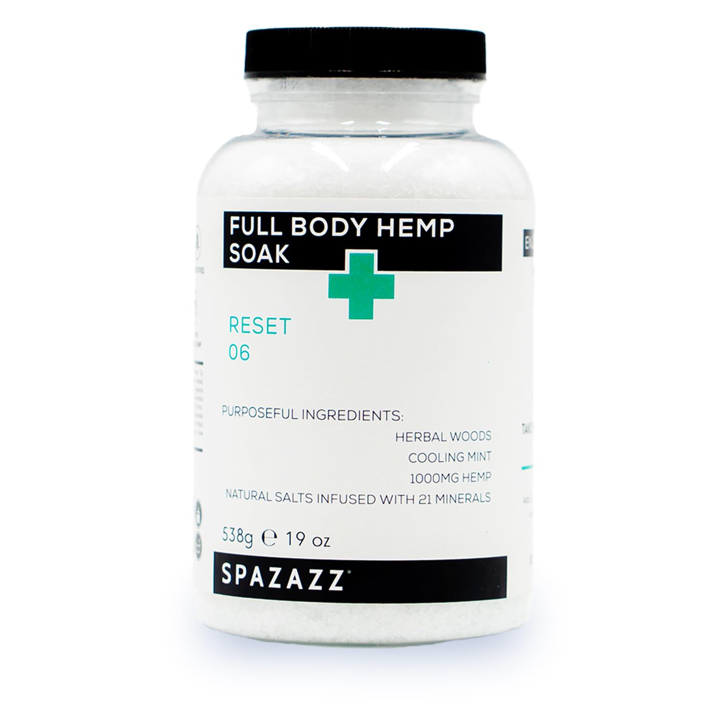 Spazazz Full Body Hemp Soak Reset 06 Aromatherapy Hot Tub & Spa Salt