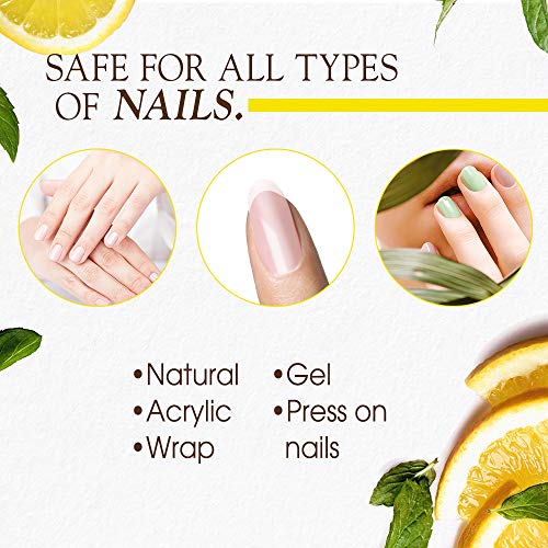 Gena Nail Brite Whitening Scrub with Brush, Cleans Conditions & Brightens Nails, 4 oz