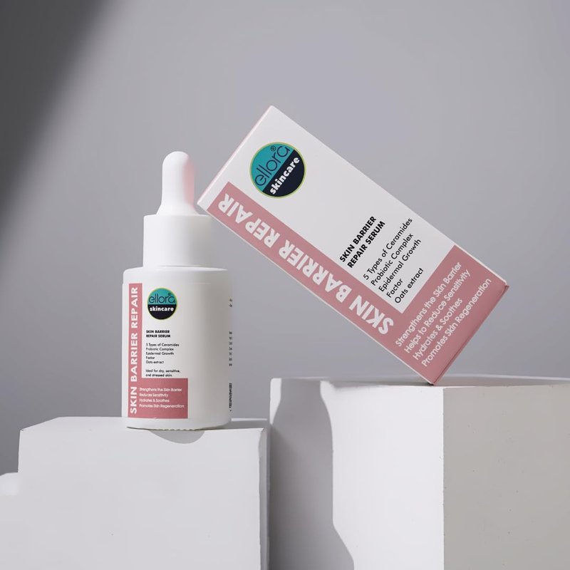 Skin Barrier Repair Serum - Restore & Strengthen Sensitive Skin | Ceramides, EGF, Oat Extract | Fragrance-Free (1 fl oz)