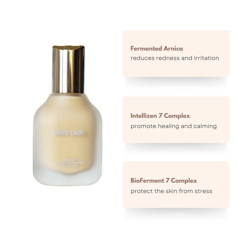 HAUS LABS BY LADY GAGA Triclone Skin Tech Medium Coverage Foundation with Fermented Arnica 110 Light Neutral