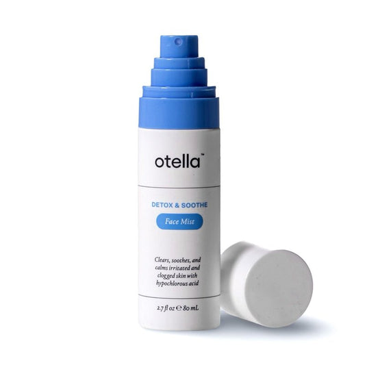 Otella Detox & Soothe Face Mist with Hypochlorous Acid .02% | 2.7 oz | Helps Reduce Redness, Irritation, Breakouts | Rosacea, Eczema, Sensitive-skin Safe | pH Balanced, Fragrance=Free, Fine Mist Toner