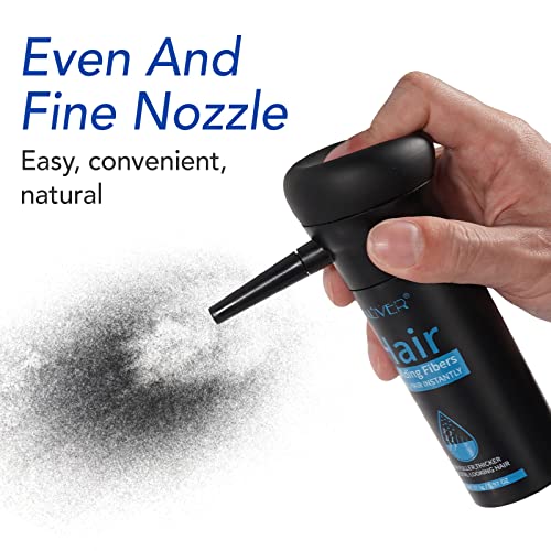 Aliver Hair Fiber Applicator Pump Spray Nozzle, Fits 42mm Threaded Bottle, Precision Application, Even Distribution,Less Mess, Enhanced Control, Convenience