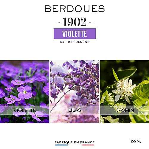 Berdoues 1902 Eau de Cologne | Long Lasting Scent Made in France | Spray Fragrance for Men & Women | Luxury Unisex Perfume with Premium Quality