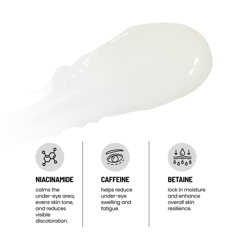 Eliré Anti-Aging Eye Cream - Smooths Wrinkles, Firms and Hydrates - With Ceramides and Caffeine - Reduces Fine Lines and Puffiness - Fast-Absorbing, Invisible Under Makeup - 15ml
