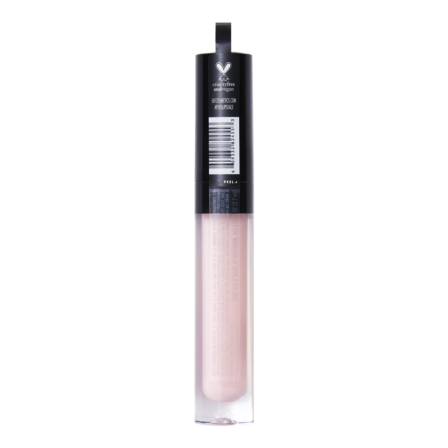e.l.f. Lip Plumping Gloss, High-Shine Sheer Color, Hydrates & Creates Fuller Lips With Vitamin E, Vegan & Cruelty-Free, Pink Paloma, 0.1 Fl Oz