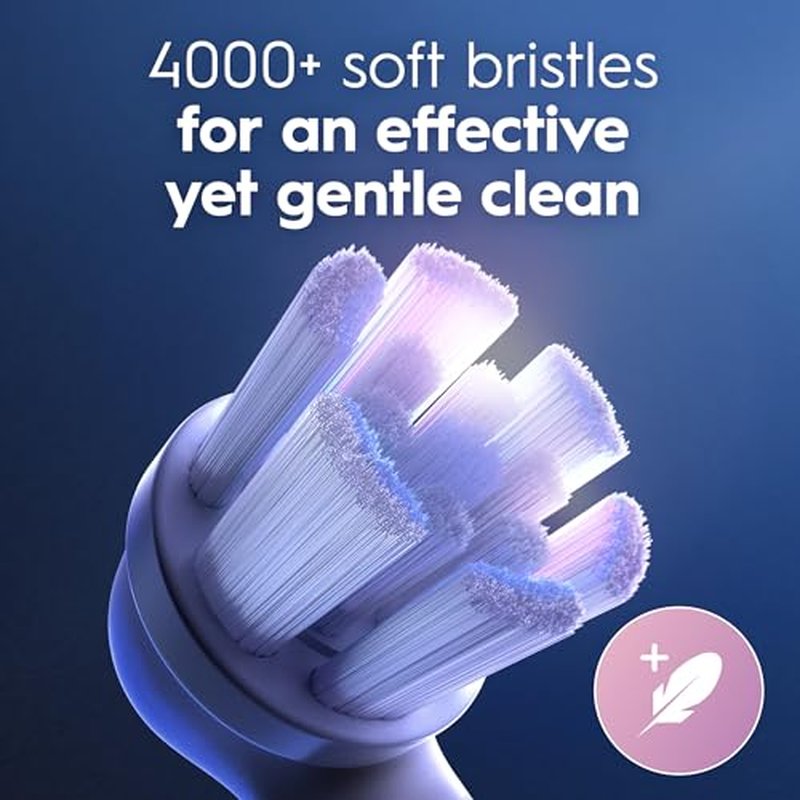 Oral-B iO Ultimate Clean Replacement Brush Heads, 5 Count, 4 Ultimate Clean + 1 Gum & Sensitive White