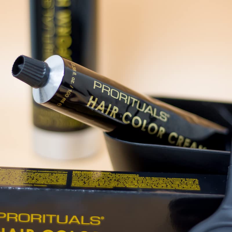 Prorituals Hair Color Cream - Platinum Ash Pearl Blonde | Long-Lasting Vibrant Color