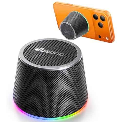 Stocking Stuffers for Teens Men Women: White Elephant Gifts for Adults, Portable Bluetooth Speaker with Color Light Phone Stand, Christmas Birthday for Boy Girls Trendy Stuff Gadget