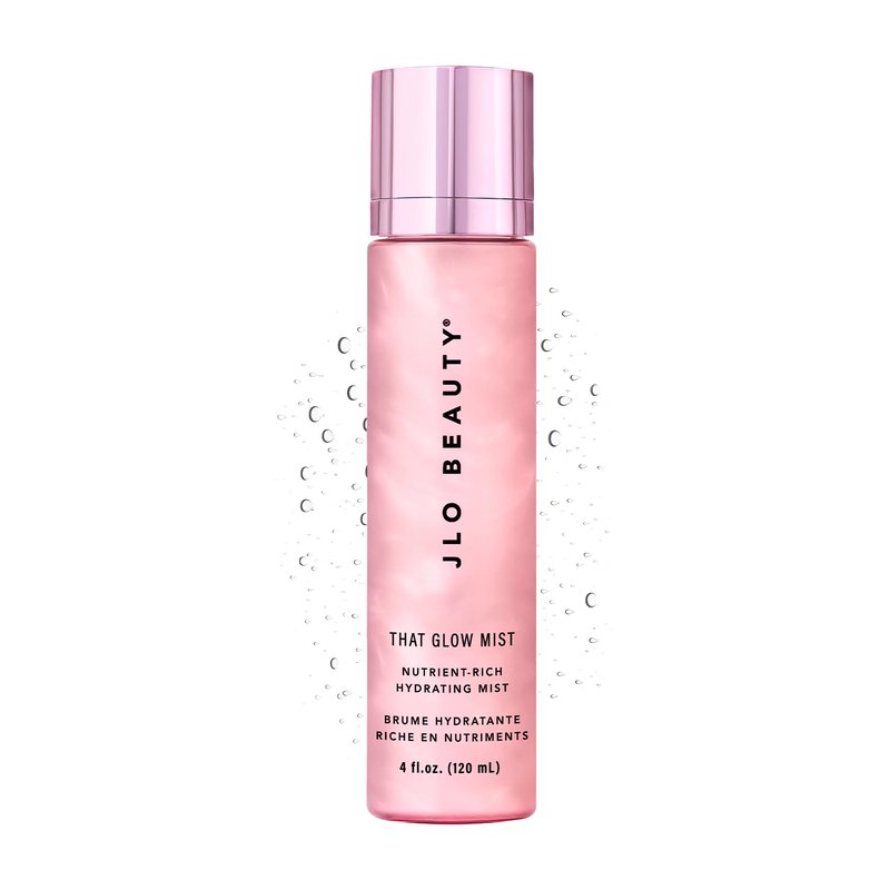 JLO BEAUTY That Glow Face Mist, Hydrating Facial Spray for Dry Skin with Niacinamide, Hyaluronic Acid & Ceramides, Refreshing Dewy Setting for Radiant Skin, 4 oz