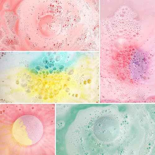 Bath Bombs Gift Set,16Pcs Organic Bath Bombs for Women Relaxing Bath Gifts for Women,Her on Birthday,Christmas