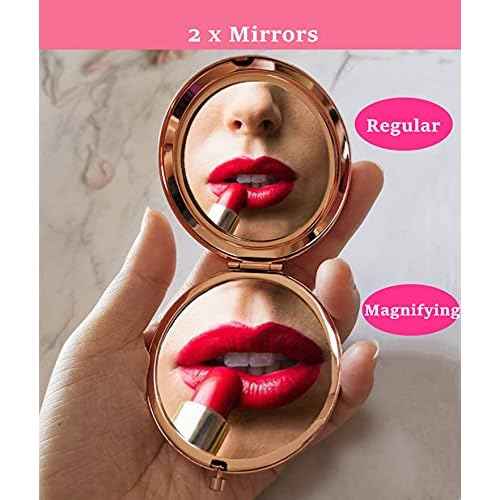 Friend Mirror to My Sisters Frosted Compact Mirror from Sister Brother Friendship Graduation wedding Gifts for Her Best Friend Birthday Gifts,Sentimental Friend Gift Ideas for Sisters Women