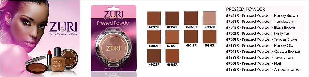 Zuri Naturally Sheer Pressed Powder - Golden Ivory