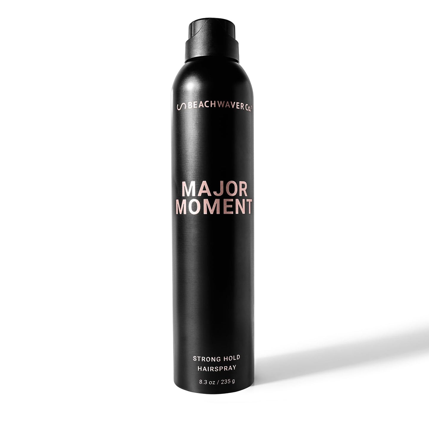 Beachwaver The Co. Major Moment Strong Hold Hairspray - Full Size (8.3 Oz) | Extra-Strength Vegan Hairspray For Long-Lasting Styles w/Brushable Finish - Removes Frizz & Locks In Style